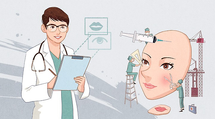 PSD 남자 얼굴 일러스트 사다리 성공 가위 자 실험 주사기 가면 사람 여러명 신체부위 뷰티 의사 비교 수술 변화 성형수술 기중기 만족 성형외과 서류판 남자만 국내일러스트 감정 다수 컨셉 의학 의료기기 문구용품 병원 치료 사무용품 의료진 도구 중장비 파일형식