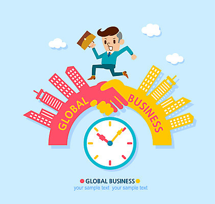 구름 손 남자 시계 컬러 일러스트 비즈니스 악수 한명 사람 건물 신체부위 컬러풀 글로벌 비즈니스맨 플랫 국내일러스트 AI파일 자연요소 1 건축물 손짓 직장인 파일형식 벡터