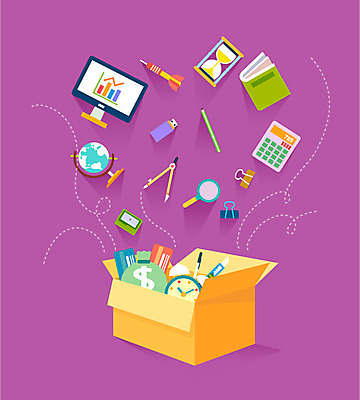 교육 시계 컬러 일러스트 비즈니스 돋보기 사람없음 책 컴퓨터 상자 컬러풀 연필 지구본 보라색 계산기 플랫 돈다발 USB 다트 모래시계 컴파스 국내일러스트 AI파일 모래 돈 문구용품 학용품 전자제품 필기구 장비 게임 파일형식 벡터