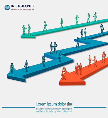 화살표 컬러 일러스트 비즈니스 통계 사람모양 사람없음 초록색 경제 파란색 컬러풀 주황색 자료 인포그래픽 국내일러스트 AI파일 모양 파일형식 벡터