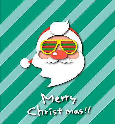 문자 영어 기념일 크리스마스 무늬 일러스트 수염 크리스마스카드 한명 사람 선글라스 산타클로스 국내일러스트 AI파일 1 안경 카드_감사 이벤트 파일형식 벡터