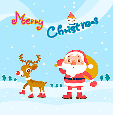 동물 문자 한마리 영어 기념일 크리스마스 일러스트 크리스마스카드 한명 사람 산타클로스 루돌프 눈 보따리 국내일러스트 AI파일 자연요소 1 날씨 사슴 카드_감사 이벤트 파일형식 벡터