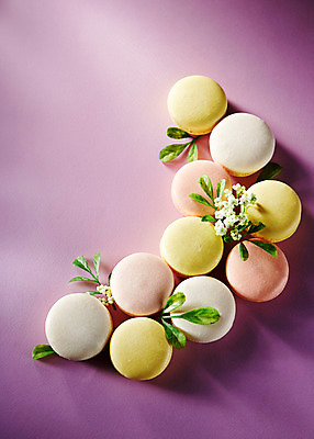 포토 JPG 스튜디오촬영 식물 꽃 음식 컬러 백그라운드 디저트 실내 사람없음 보라색 달콤 마카롱 국내포토 내부 맛 파일형식