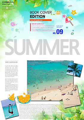 PSD 템플릿 편집 표지디자인 북디자인 계절 표지 포스터 별 리플렛 백그라운드 북커버 나뭇잎 팜플렛 여러명 해변 여름 야자수 파라솔 잡지 기념사진 표지샘플 이미지템플릿 자연요소 나무 바다 다수 잎 사람 간행물 파일형식
