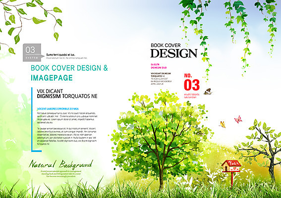 PSD 나무 식물 템플릿 편집 표지디자인 북디자인 계절 표지 리플렛 나비 백그라운드 북커버 자연 팜플렛 사람없음 여름 우체통 풀 잡지 표지샘플 이미지템플릿 곤충 간행물 생태계 파일형식
