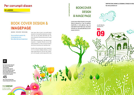 PSD 나무 구름 템플릿 편집 표지디자인 북디자인 계절 표지 꽃 리플렛 백그라운드 북커버 자연 나뭇잎 주택 팜플렛 잔디 사람없음 봄 잡지 표지샘플 이미지템플릿 자연요소 식물 잎 건물 간행물 생태계 파일형식