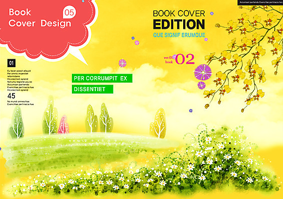 PSD 나무 구름 템플릿 편집 표지디자인 북디자인 계절 표지 꽃 리플렛 백그라운드 말풍선 꽃밭 북커버 자연 하늘 팜플렛 사람없음 봄 잡지 표지샘플 이미지템플릿 자연요소 식물 간행물 생태계 파일형식
