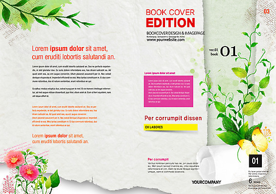 PSD 템플릿 편집 표지디자인 북디자인 계절 표지 꽃 리플렛 나비 백그라운드 북커버 나뭇잎 팜플렛 사람없음 봄 잡지 표지샘플 이미지템플릿 식물 곤충 잎 간행물 파일형식