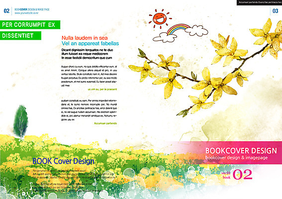 PSD 나무 구름 템플릿 편집 표지디자인 북디자인 계절 표지 리플렛 백그라운드 무지개 북커버 자연 팜플렛 사람없음 태양 봄 잡지 표지샘플 이미지템플릿 자연요소 식물 간행물 생태계 파일형식