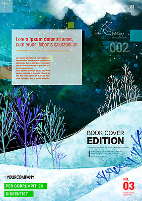 PSD 나무 템플릿 편집 표지디자인 북디자인 계절 표지 포스터 리플렛 백그라운드 겨울 북커버 산 팜플렛 사람없음 눈 잡지 표지샘플 이미지템플릿 자연요소 식물 날씨 간행물 파일형식
