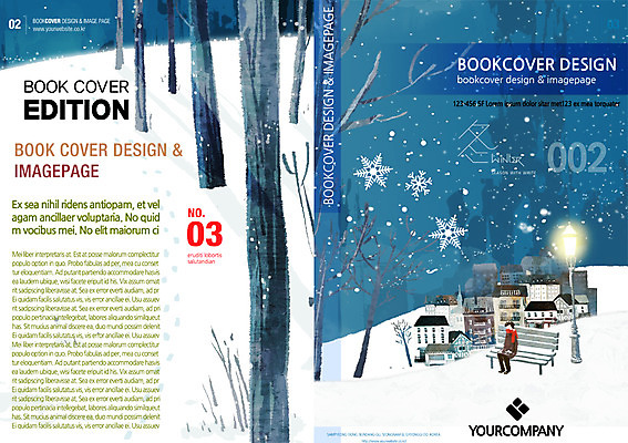 PSD 나무 템플릿 편집 표지디자인 북디자인 계절 표지 리플렛 백그라운드 겨울 가로등 북커버 벤치 한명 사람 팜플렛 건물 마을 눈 잡지 표지샘플 이미지템플릿 자연요소 식물 1 건축물 공공시설 의자 날씨 간행물 파일형식