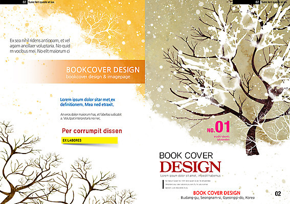PSD 나무 템플릿 편집 표지디자인 북디자인 계절 표지 리플렛 백그라운드 겨울 북커버 팜플렛 사람없음 눈 잡지 표지샘플 이미지템플릿 자연요소 식물 날씨 간행물 파일형식