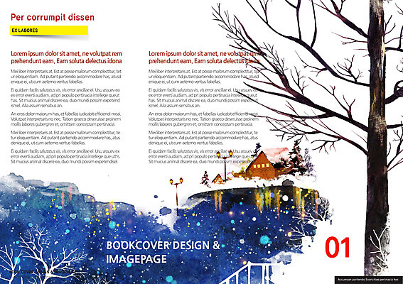 PSD 나무 템플릿 편집 표지디자인 북디자인 계절 표지 리플렛 백그라운드 겨울 가로등 북커버 팜플렛 사람없음 강 마을 눈 잡지 표지샘플 이미지템플릿 자연요소 식물 공공시설 날씨 간행물 파일형식
