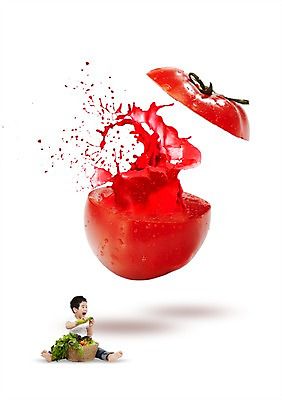 전신 PSD 편집 편집이미지 웰빙 남자 어린이 음식 토마토 채소 단면 오이 한명 사람 앉기 동양인 소년 바구니 한국인 튀는물 남자만 남자한명만 어린이만 소년만 소년한명만 이미지편집 1 모션 인종 액체표현 스플래쉬 파일형식