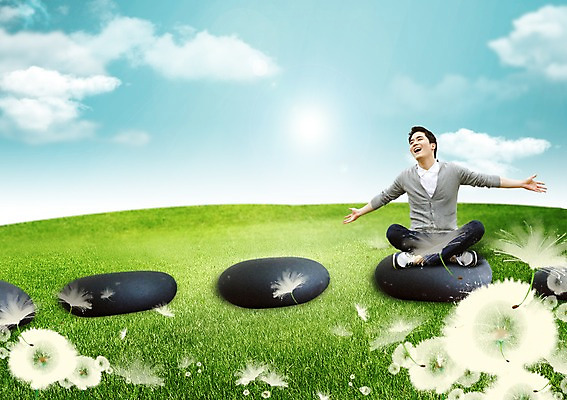 전신 PSD 식물 구름 편집 편집이미지 계절 남자 하늘 팔벌리기 휴식 한명 웃음 사람 앉기 동양인 잔디 초원 20대 성인 소풍 봄 한국인 돌_바위 민들레 민들레홀씨 돌다리 남자만 남자한명만 성인남자만 청년만 청년남자만 청년남자한명만 성인한명만 성인남자한명만 성인만 이미지편집 자연요소 1 꽃 컨셉 모션 표정 인종 청년 야외활동 다리_건축물 파일형식