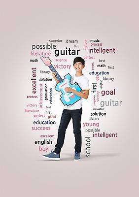 전신 PSD 편집 편집이미지 문자 학생 영어 교육 남자 악기 음악 남학생 연주 청소년 한명 서기 웃음 들기 사람 동양인 10대 한국인 기타 청소년교육 페이퍼플레이 남자만 남자한명만 십대만 십대남자만 십대남자한명만 이미지편집 1 모션 현악기 문화예술 표정 인종 파일형식