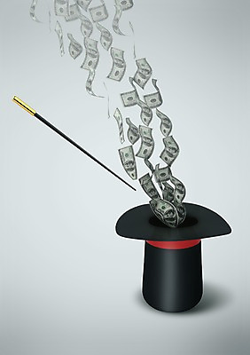 PSD 편집 편집이미지 모자 지폐 돈 날리기 사람없음 금융 달러 마술 마술봉 마술사모자 이미지편집 모자_잡화 잡화 모션 경제 재산 마술도구 파일형식