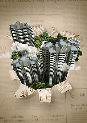 PSD 구름 편집 편집이미지 건축물 건축 비즈니스 부동산 빌딩 사람없음 금융 경제 신문 찢어짐 이미지편집 자연요소 모션 건물 간행물 뉴스 재산 파일형식