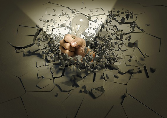 PSD 편집 편집이미지 손 비즈니스 전구 한명 신체부위 빛 손상 잡기 파편 이미지편집 1 컨셉 모션 사람 파일형식