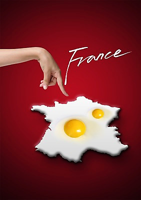 PSD 편집 편집이미지 손 유럽 음식 지도 한명 신체부위 요식업 계란 프랑스 가리킴 계란프라이 노른자 이미지편집 1 나라 산업 사람 손짓 알 계란요리 파일형식