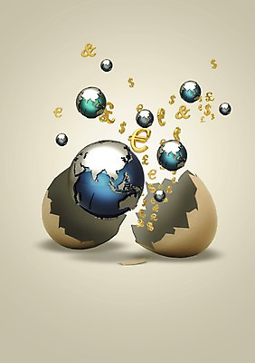 PSD 편집 편집이미지 기호 비즈니스 사람없음 금융 글로벌 지구본 달러 계란 글로벌비즈니스 손상 유로 화폐기호 파운드 부화 앤드기호 이미지편집 문자 컨셉 돈 경제 알 화폐 파일형식