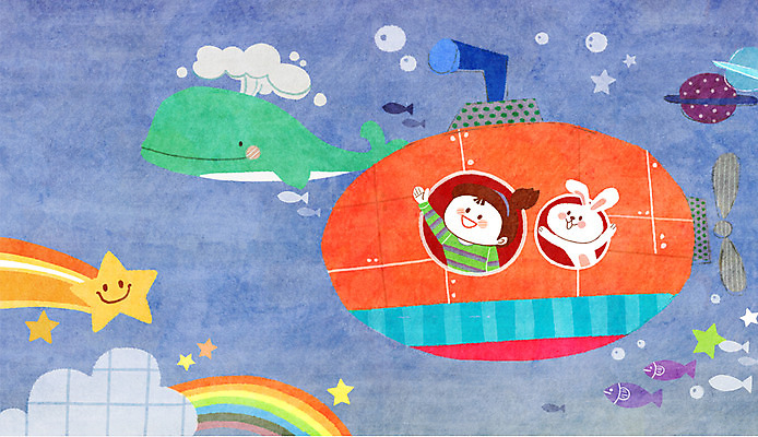 PSD 동물 여자 행복 별 어린이 무지개 일러스트 상상 상상일러스트 어류 한명 사람 우주 행성 토끼 유성 잠수함 고래 즐거움 어린이상상 설레임 여자만 여자한명만 어린이만 소녀만 소녀한명만 동심 국내일러스트 자연요소 1 감정 포유류 반려동물 수중동물 파일형식