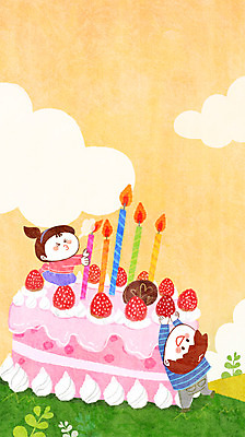 주간 PSD 구름 여자 남자 행복 어린이 음식 과일 일러스트 초 촛불 상상 딸기 상상일러스트 사람 야외 두명 케이크 즐거움 생크림 어린이상상 설레임 어린이만 동심 국내일러스트 자연요소 감정 디저트 크림 파일형식