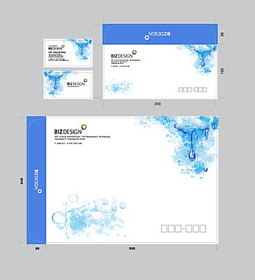 도형 템플릿 문양 컬러 무늬 명함 명함템플릿 봉투 서류봉투 편지봉투 사람없음 파란색 세트 물방울 패키지 봉투템플릿 우편봉투 비즈디자인 이미지템플릿 AI파일 편지 우편물 파일형식 벡터
