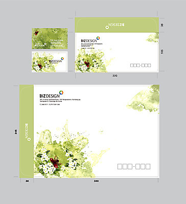 템플릿 문양 꽃 무늬 명함 명함템플릿 봉투 서류봉투 편지봉투 사람없음 세트 무당벌레 패키지 봉투템플릿 우편봉투 비즈디자인 이미지템플릿 AI파일 식물 곤충 편지 우편물 파일형식 벡터