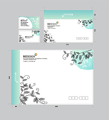 템플릿 문양 잎 무늬 명함 명함템플릿 봉투 서류봉투 편지봉투 사람없음 세트 덩굴 패키지 봉투템플릿 우편봉투 비즈디자인 이미지템플릿 AI파일 식물 편지 우편물 파일형식 벡터