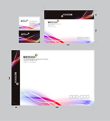 템플릿 문양 선 무늬 곡선 명함 명함템플릿 봉투 서류봉투 편지봉투 사람없음 세트 패키지 그라데이션 봉투템플릿 우편봉투 비즈디자인 이미지템플릿 AI파일 편지 우편물 파일형식 벡터