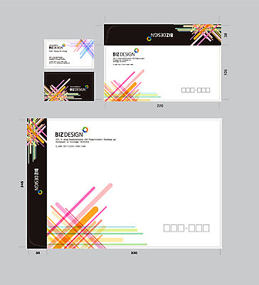 템플릿 문양 무늬 곡선 명함 명함템플릿 봉투 서류봉투 편지봉투 사람없음 세트 컬러풀 패키지 겹침 봉투템플릿 우편봉투 비즈디자인 이미지템플릿 AI파일 선 컬러 편지 우편물 파일형식 벡터