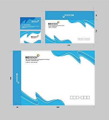 템플릿 문양 물결 컬러 무늬 곡선 명함 명함템플릿 봉투 서류봉투 편지봉투 사람없음 파란색 세트 패키지 봉투템플릿 우편봉투 비즈디자인 이미지템플릿 AI파일 선 편지 우편물 파일형식 벡터