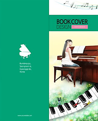 PSD 서양인 외국인 백인 템플릿 편집 표지디자인 북디자인 출판디자인 여자 교육 표지 남자 문화 예술 악기 음악 리플렛 백그라운드 연주 2단접지 북커버 음표 문화예술 사람 앉기 팜플렛 여러명 뒷모습 건반 피아노 건반악기 오선지 이미지템플릿 기호 뷰포인트 다수 모션 인종 악보 오선 파일형식