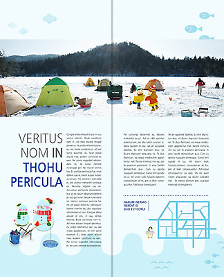 PSD 동물 템플릿 편집 표지디자인 북디자인 출판디자인 계절 내지 어린이 리플렛 백그라운드 겨울 2단접지 북커버 눈사람 낚시 산 텐트 어류 사람 팜플렛 눈 낚싯대 양동이 펭귄 약도 얼음낚시 어린이만 겨울캠프 이미지템플릿 자연요소 지도 조류 레저 날씨 캠핑도구 수중동물 캠핑 낚시용품 파일형식