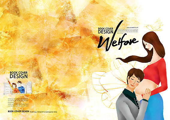 PSD 템플릿 편집 표지디자인 북디자인 부부 출판디자인 여자 표지 남자 백그라운드 북커버 창문 사람 팜플렛 여러명 상반신 성인 옆모습 임산부 임신 듣기 출산 손인사 성인만 이미지템플릿 커플 뷰포인트 다수 모션 인사 파일형식