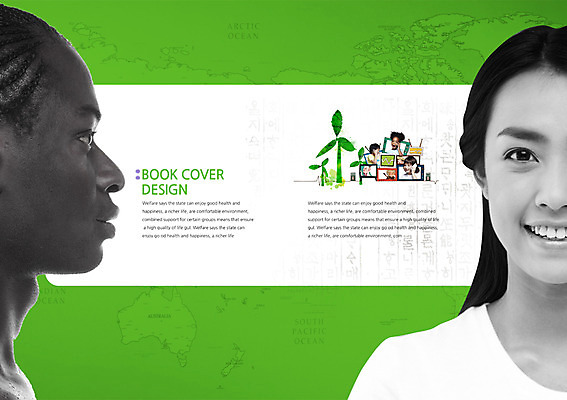 PSD 서양인 외국인 백인 템플릿 편집 표지디자인 북디자인 출판디자인 여자 남자 내지 어린이 캠페인 흑인 백그라운드 세계지도 지도 북커버 웃음 사람 동양인 소녀 소년 팜플렛 여러명 상반신 20대 성인 옆모습 초록색 글로벌 자연보호 그린캠페인 풍력에너지 환경보전 이미지템플릿 뷰포인트 컬러 다수 자연 표정 인종 청년 세계 그린에너지 보호 사회이슈 파일형식