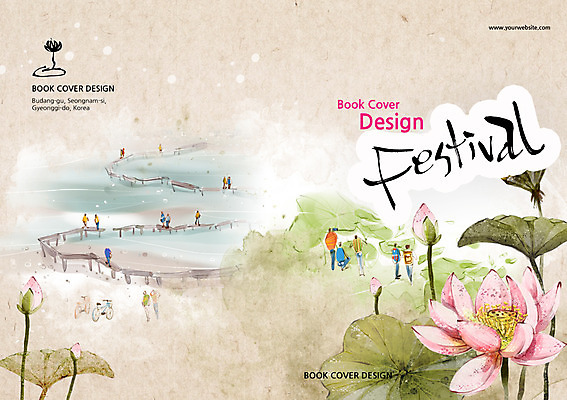 PSD 식물 템플릿 편집 표지디자인 북디자인 출판디자인 여자 표지 남자 꽃 문화 예술 백그라운드 북커버 문화예술 연꽃 사람 팜플렛 여러명 자전거 축제 연못 연잎 연꽃축제 가교 이미지템플릿 건축물 다수 잎 바이크 꽃축제 파일형식