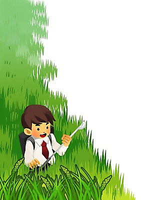 PSD 식물 남자 일러스트 논 한명 사람 성인 야외 벼 비즈니스맨 귀농 농약 성인남자한명만 국내일러스트 1 농업 비즈니스 곡류 직장인 남자한명만 성인남자만 파일형식