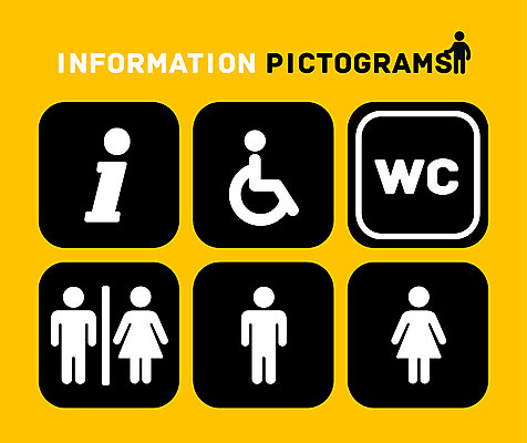 아이콘 안내 사람모양 사람없음 세트 픽토그램 장애인 휠체어 화장실 2D아이콘 AI파일 모양 장애 파일형식 벡터