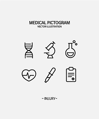 아이콘 의학 나선형 현미경 실험 사람없음 세트 픽토그램 화학 맥박 DNA 서류판 2D아이콘 AI파일 과학 무늬 실험기구 사무용품 생명공학 파일형식 벡터