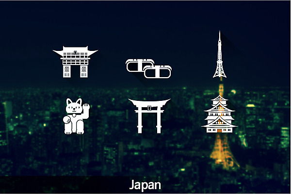 아이콘 해외 나라 백그라운드 사람없음 관광지 세트 픽토그램 세계 일본 초밥 문화재 기요미즈데라 도쿄타워 랜드마크 마네키네코 미야지마 오사카성 2D아이콘 AI파일 아시아 여행 일본전통 일본음식 신사_일본건축 파일형식 벡터