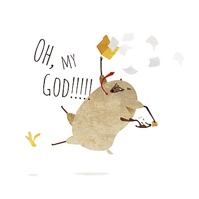 PSD 동물 캐릭터 한마리 커피 동물캐릭터 일러스트 바나나 들기 사람없음 양 문서 열정 쏟아짐 양캐릭터 넘어짐 일러캐릭터 1 감정 음료 과일 포유류 모션 파일형식