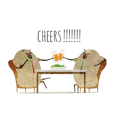 PSD 동물 캐릭터 동물캐릭터 두마리 의자 일러스트 탁자 넥타이 맥주 들기 사람없음 양 풀 동료 건배 퇴근 열정 양캐릭터 일러캐릭터 식물 잡화 감정 가구 2 포유류 관계 모션 주류 출퇴근 파일형식