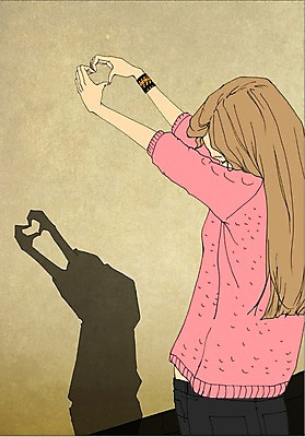 주간 PSD 라이프스타일 여자 벽 일러스트 그림자 한명 사람 성인 야외 하트 만화 아트툰 여자만 여자한명만 성인여자만 성인만 국내일러스트 자연요소 모양 1 생활 그림 파일형식