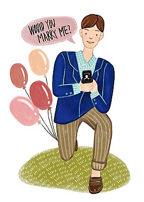 PSD 남자 행복 말풍선 프로포즈 일러스트 사랑 한명 들기 사람 성인 반지 무릎꿇기 보석 풍선 남자만 남자한명만 성인남자만 성인만 국내일러스트 1 감정 장신구 모션 광석 파일형식