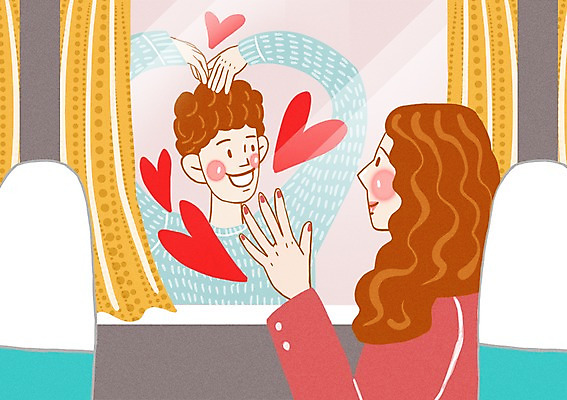 PSD 커플 여자 남자 행복 의자 일러스트 창문 버스 사랑 사람 성인 두명 하트 커튼 이별 아쉬움 성인만 국내일러스트 모양 감정 육상교통 가구 컨셉 관계 대중교통 파일형식