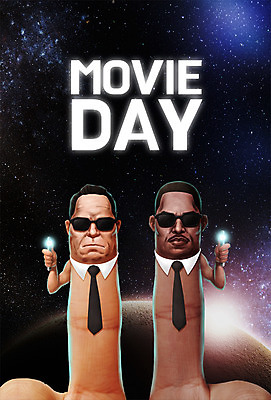 PSD 편집 편집이미지 손 남자 백그라운드 손가락 데이이벤트 포토일러 넥타이 의인화 사람 이벤트 성인 두명 신체부위 선글라스 볼펜 우주 행성 표현 무비데이 성인만 이미지편집 잡화 기념일 안경 펜 파일형식