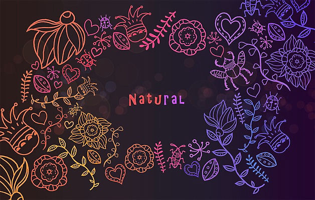 PSD 나무 식물 동물 디자인 계절 꽃잎 꽃 곤충 백그라운드 무늬 꽃무늬 패턴 꽃백그라운드 일러스트 자연 풍경 사람없음 봄 신비 복잡 플라워패턴 국내일러스트 컨셉 생태계 파일형식