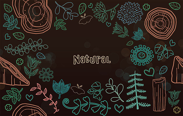 PSD 나무 식물 동물 디자인 계절 꽃 곤충 백그라운드 패턴 일러스트 자연 풍경 사람없음 봄 신비 복잡 국내일러스트 컨셉 무늬 생태계 파일형식